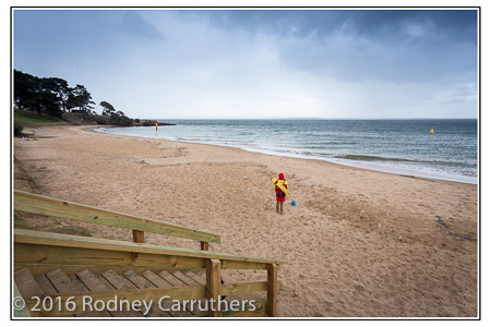 14th January 2016 - Photo a Day - Day 14 Foreshore Cowes - Lonely lifeguard, weather's turned COLD.