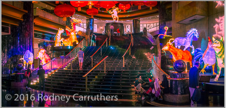 30th January 2016 - Photo a Day - Day 30 - Melbourne Southbank - Crown Casino prepare for the Chinese New Year