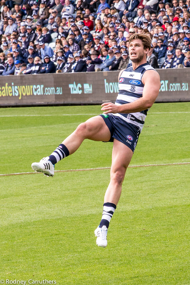 15th June 2014 - Geelong v St Kilda - It's a goal! No bugger it, just missed!