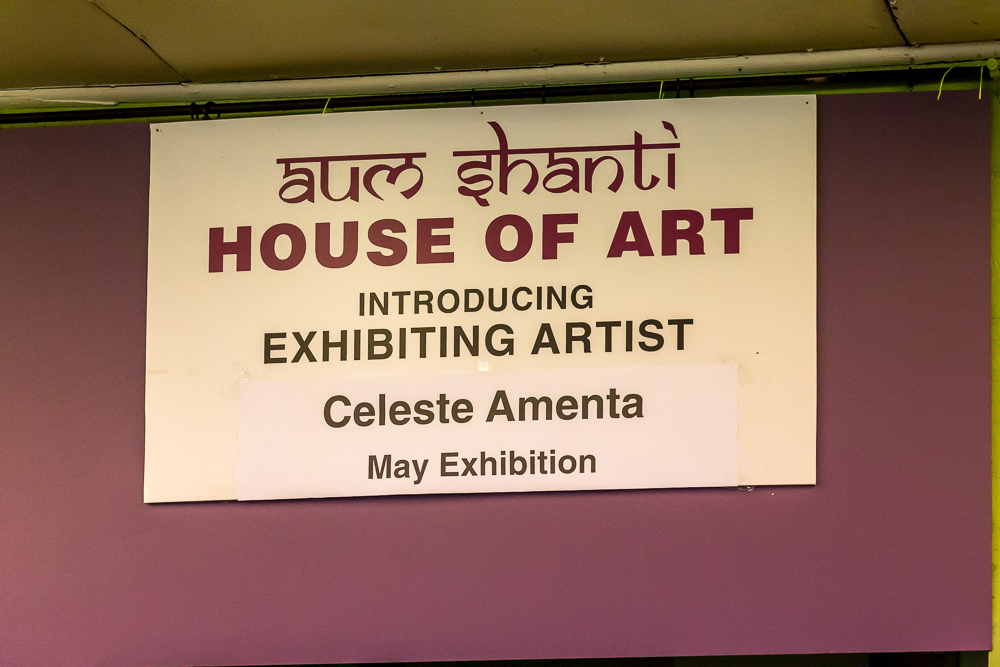 26th May, 2015 Celleste Amenta exhibition at the Aum Shanti Cafe and Gallery - Frankston