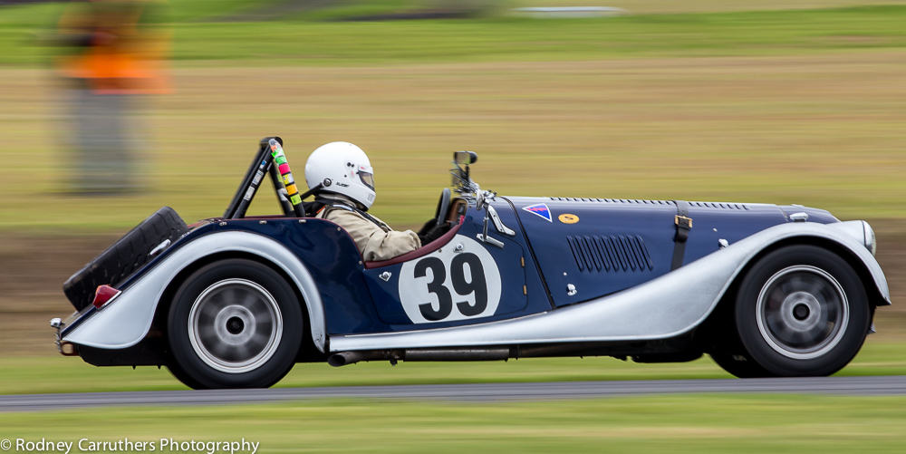 7th March 2015 - Classic Car Racing - Morgan coming through Siberia Corner