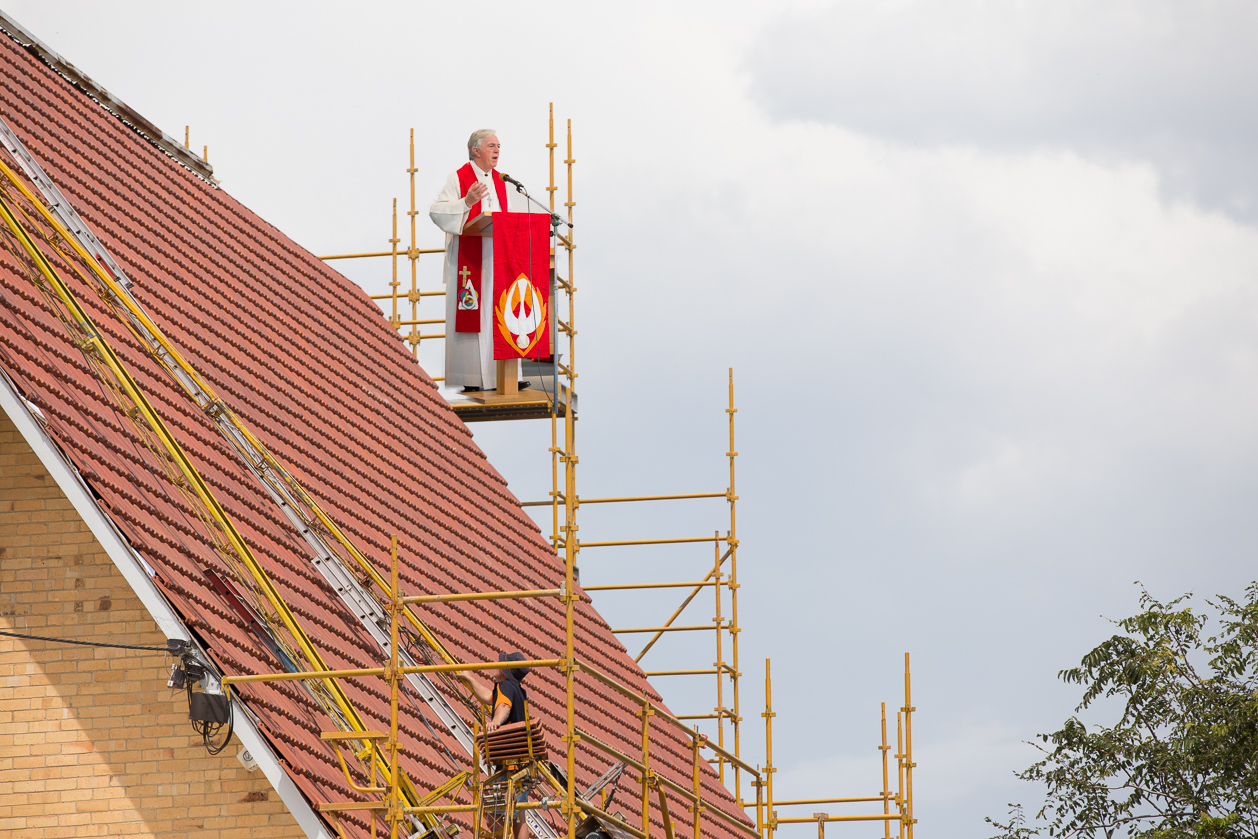 13th February 2015, Roof replacement at High Street  Uniting Church