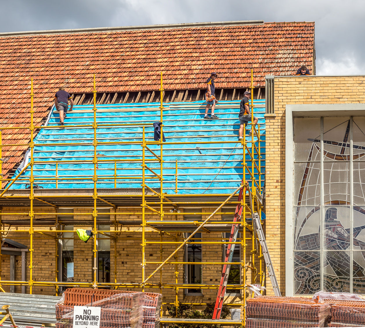 29th January 2015, Roof replacement at High Street Uniting Church