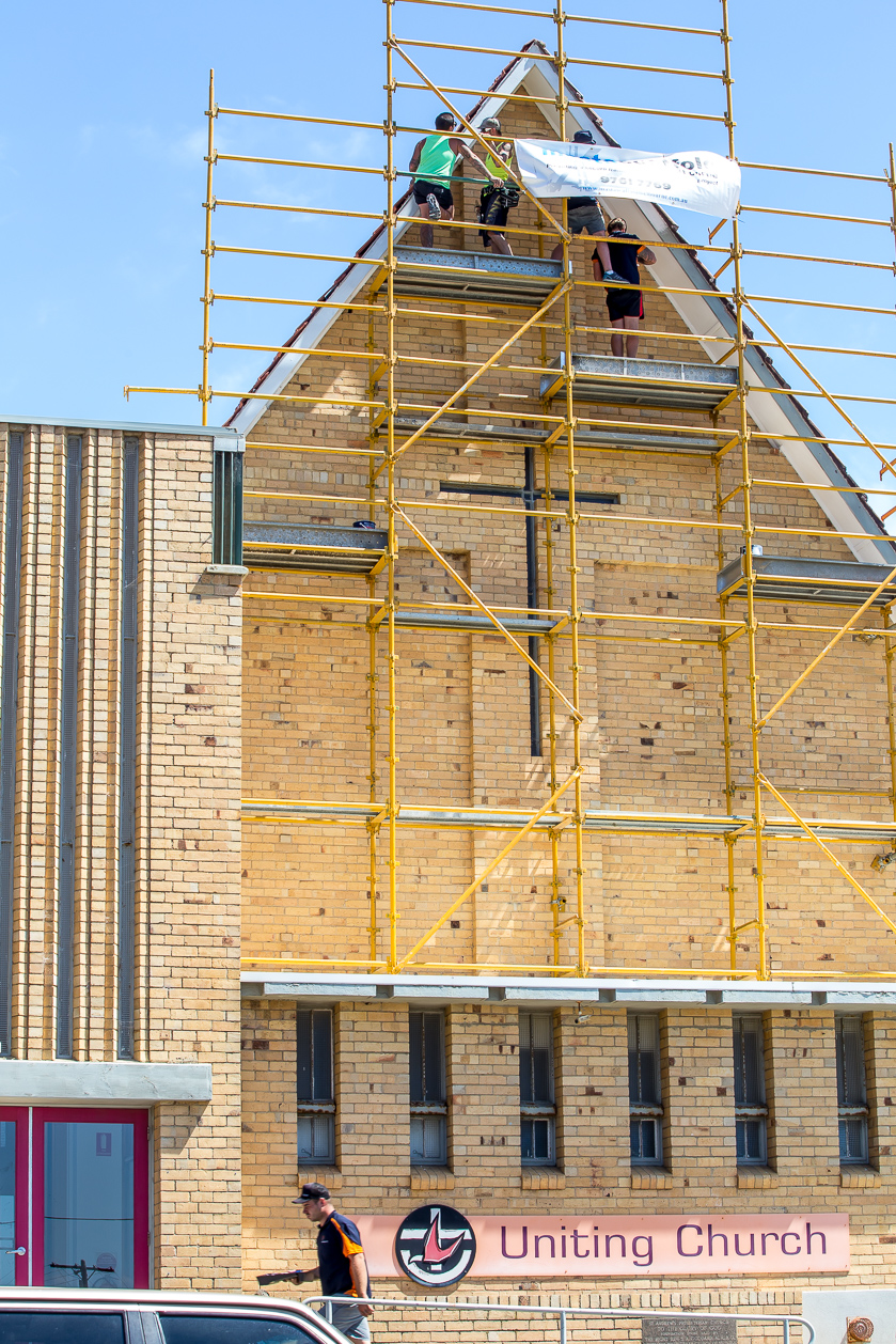 3rd February 2015, Roof replacement at High Street Uniting Church