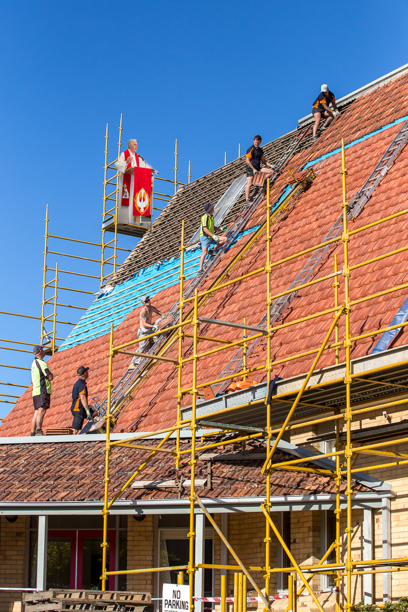 5th February 2015, Roof replacement at High Street  Uniting Church