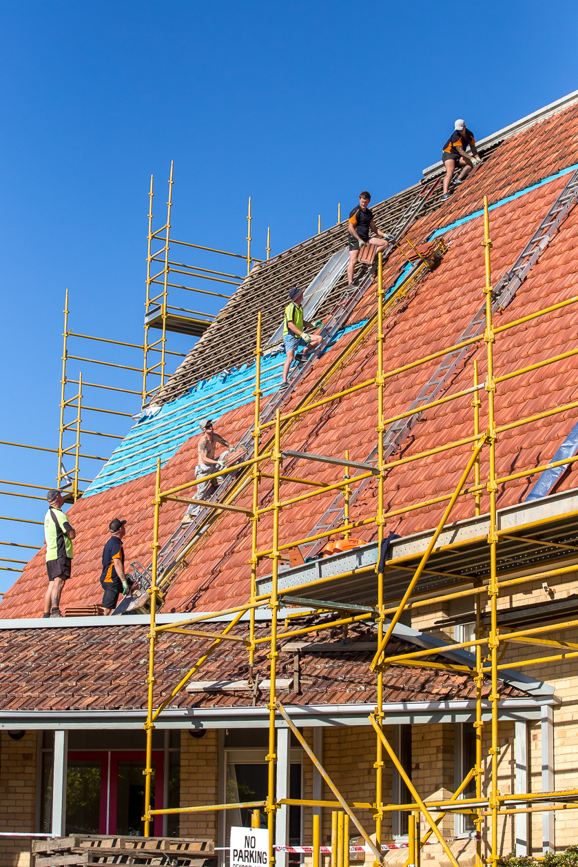 5th February 2015, Roof replacement at High Street  Uniting Church