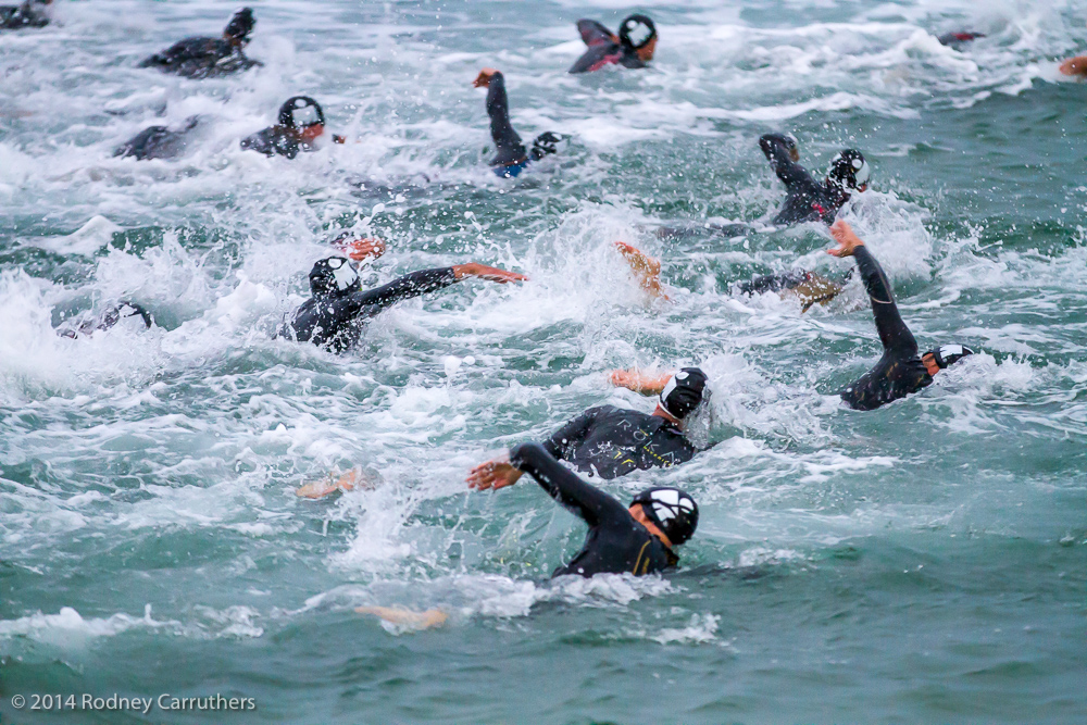 23rd March 2014 - Iron Man started at 7:20 - 1st leg 3.8 KM swim