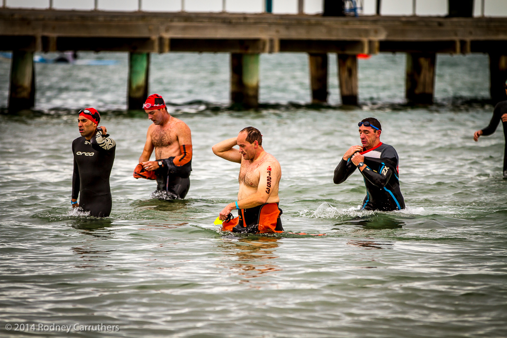 23rd March 2014 - Iron Man started at 7:20 - 1st leg 3.8 KM swim