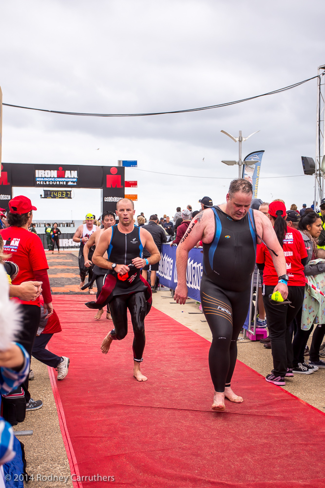 23rd March 2014 - Iron Man started at 7:20 - 1st leg 3.8 KM swim