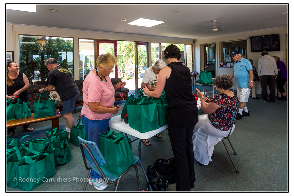 16th December 2015 - Working bee Packing for Larder - The Green Team.