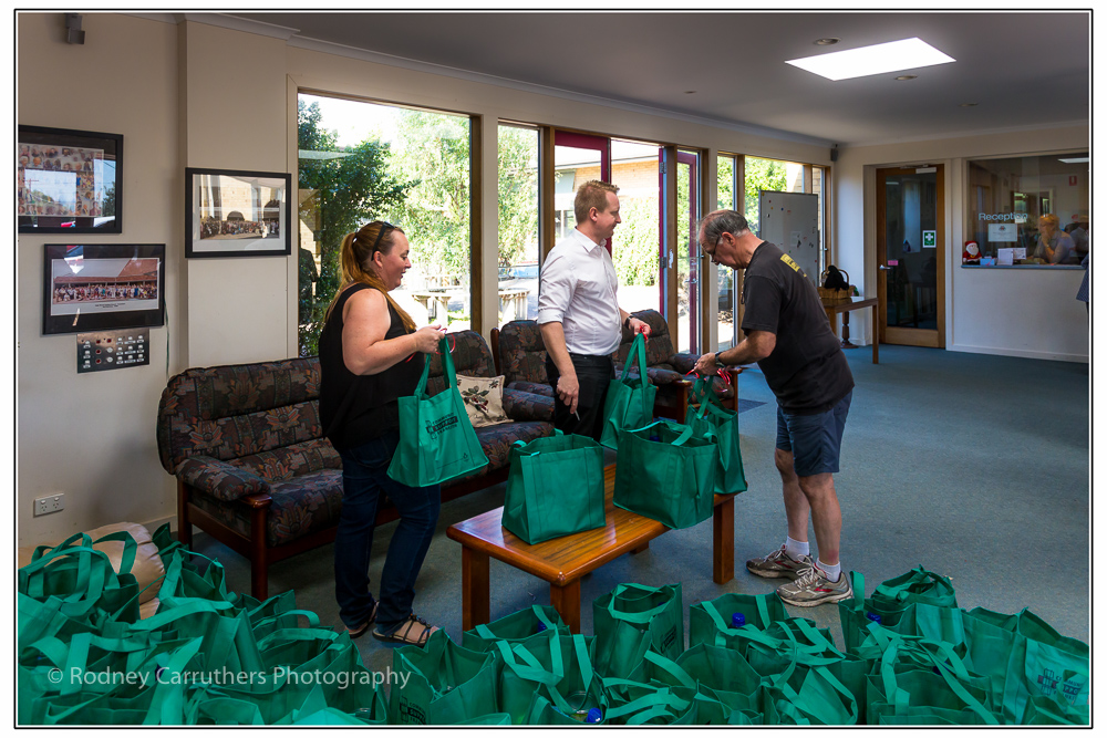 16th December 2015 - Working bee Packing for Larder - The Green Team.