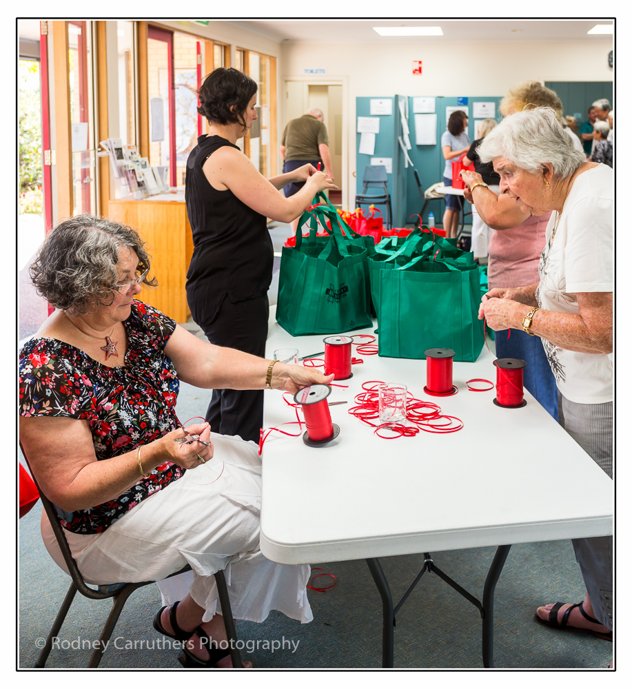 16th December 2015 - Working bee Packing for Larder - Bronwyn Mathews and Edna Runcimon