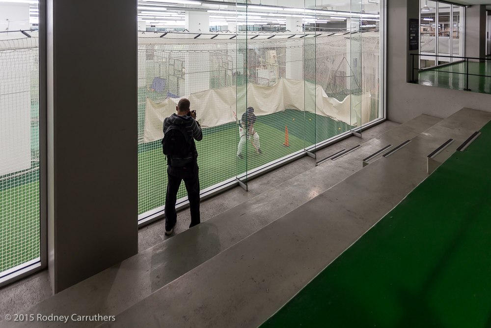 19th August 2015 - Tour of MCC with the Frankston Photographic Club - Practice Nets in the bowels of the 