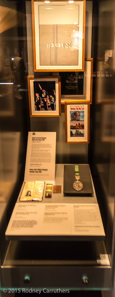 19th August 2015 - Tour of MCC with the Frankston Photographic Club - Peter Norman's Silver Medal - Mexico 1968