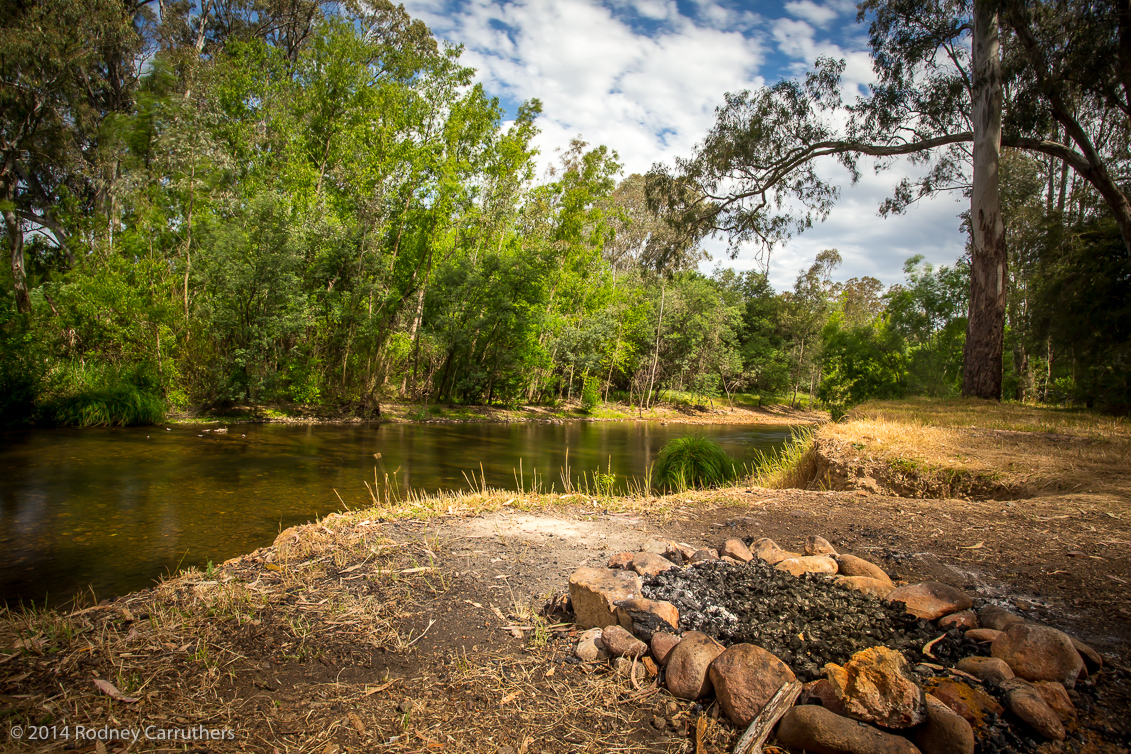 4th November, 2014 Wangaratta Jazz Festival - King River below Whitford