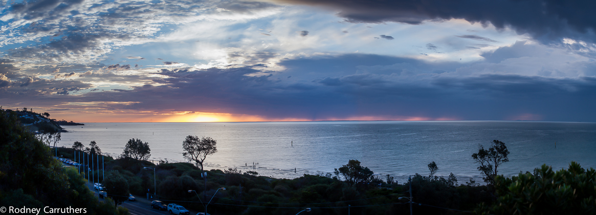 7th February 2015 - Sunset from Cliff Road