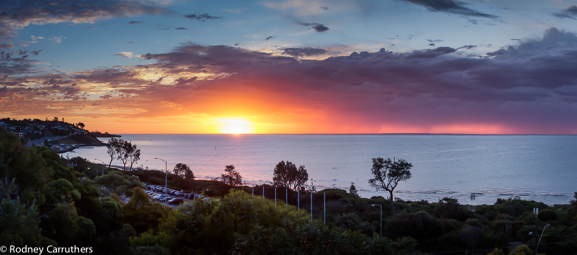 7th February 2015 - Sunset from Cliff Road