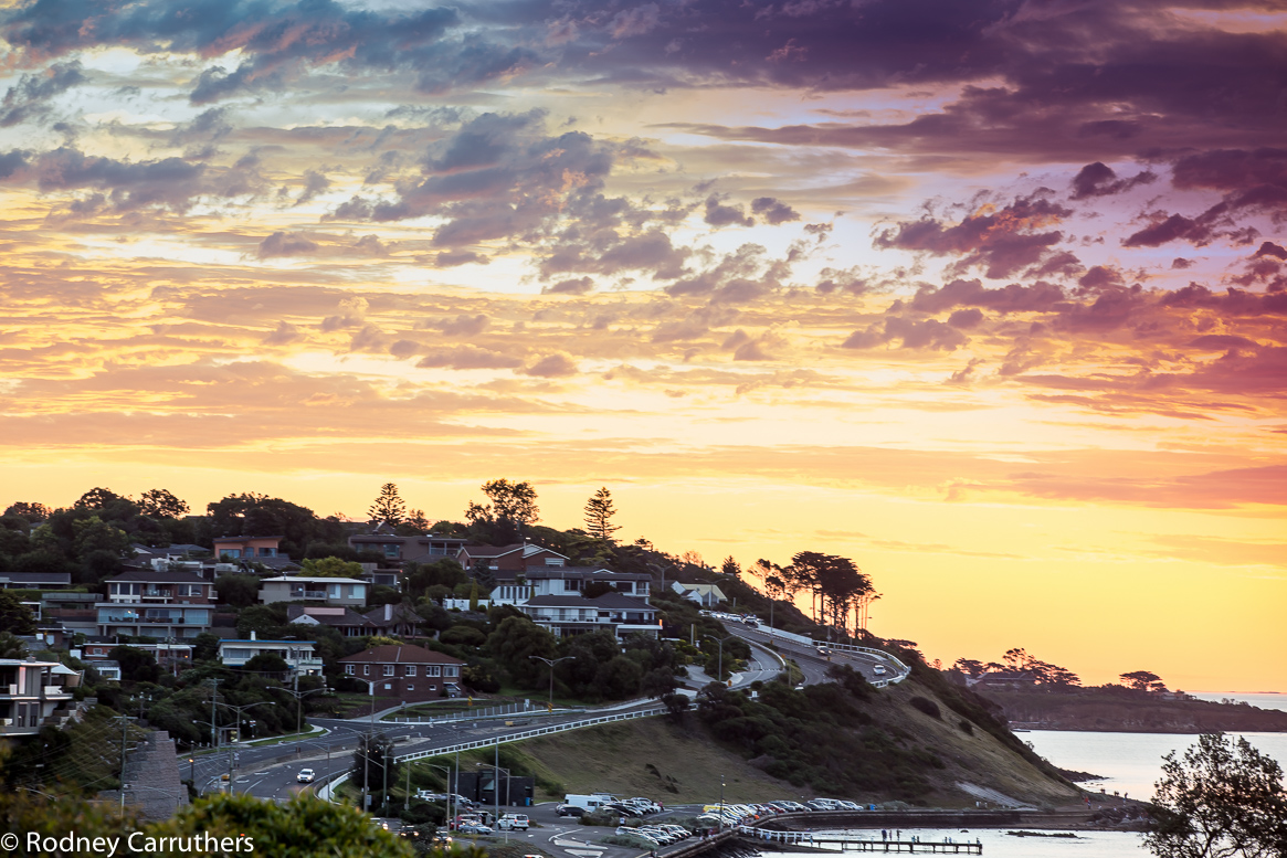 7th February 2015 - Sunset from Cliff Road