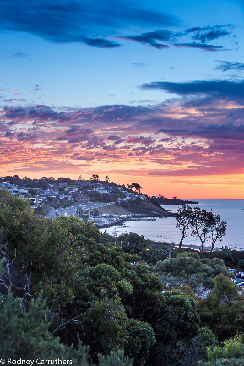 7th February 2015 - Sunset from Cliff Road