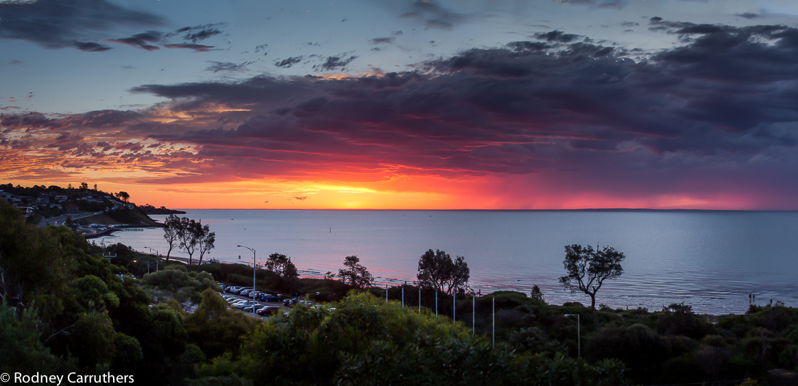 7th February 2015 - Sunset from Cliff Road