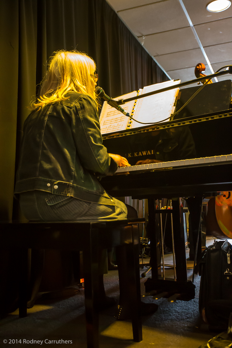 1st November, 2014 Wangaratta Jazz Festival - Allan Brown and Margie Lou Dyer at the Pinsent Hotel