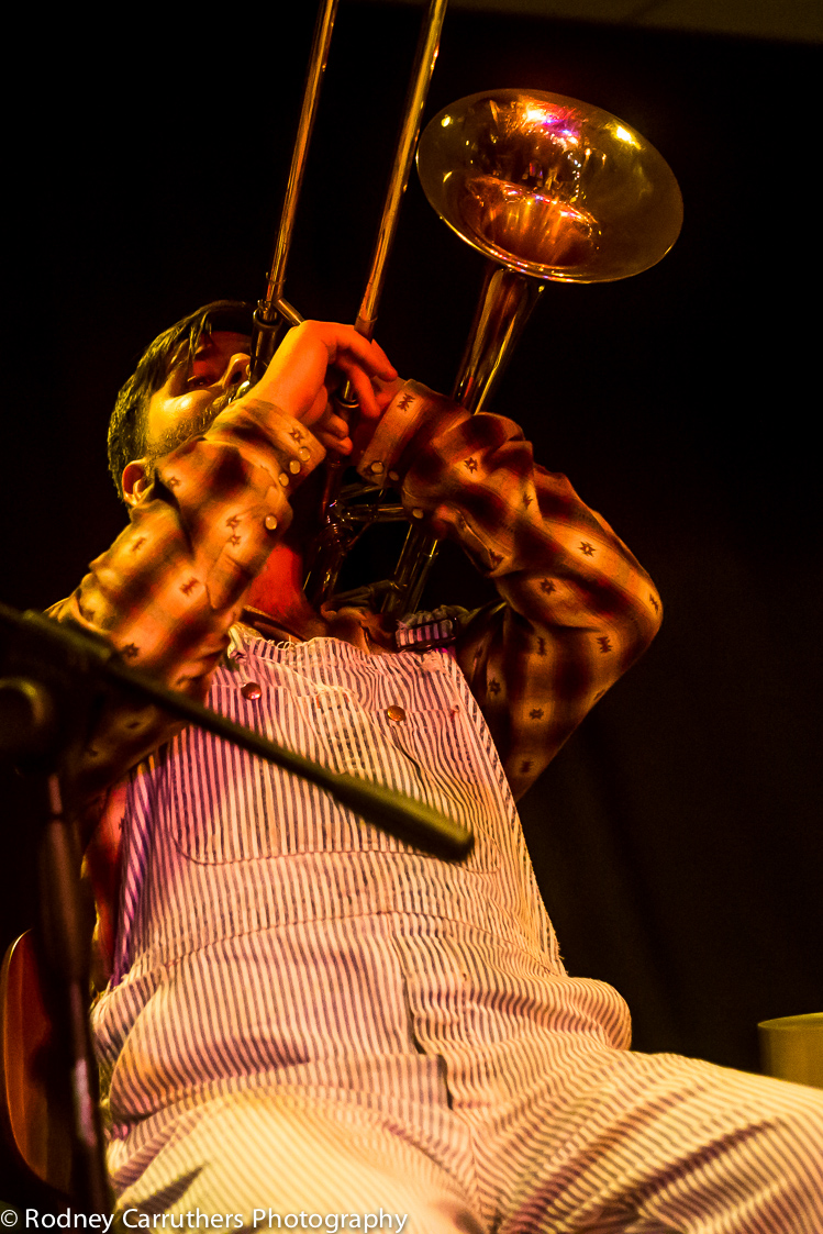 2nd November, Wangaratta Jazz Festival - The Finer Cuts with Grant Arthur on Trombone  at the Pincent Hotel