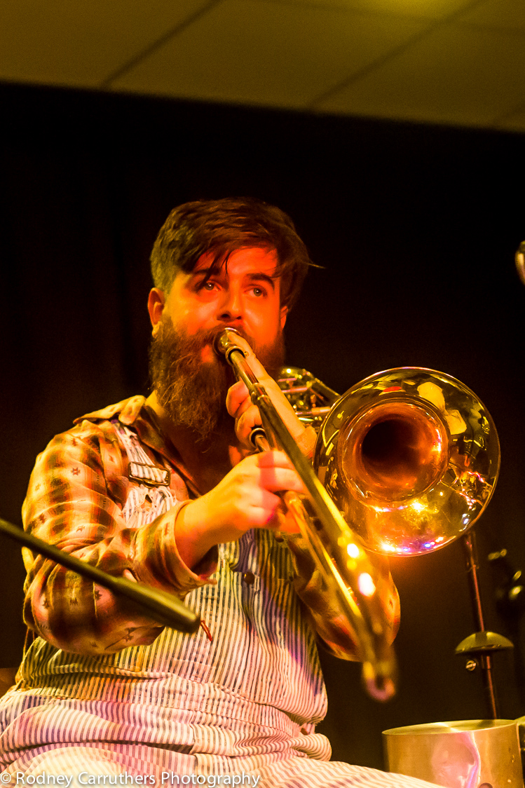 2nd November, Wangaratta Jazz Festival - The Finer Cuts with Grant Arthur on Trombone at the Pincent Hotel